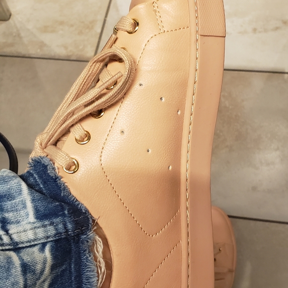 Aldo pink leather sneakers - Picture 5 of 6